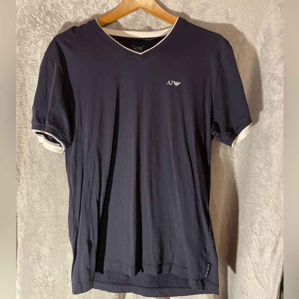 ARMANI JEANS SHIRT 2 tone